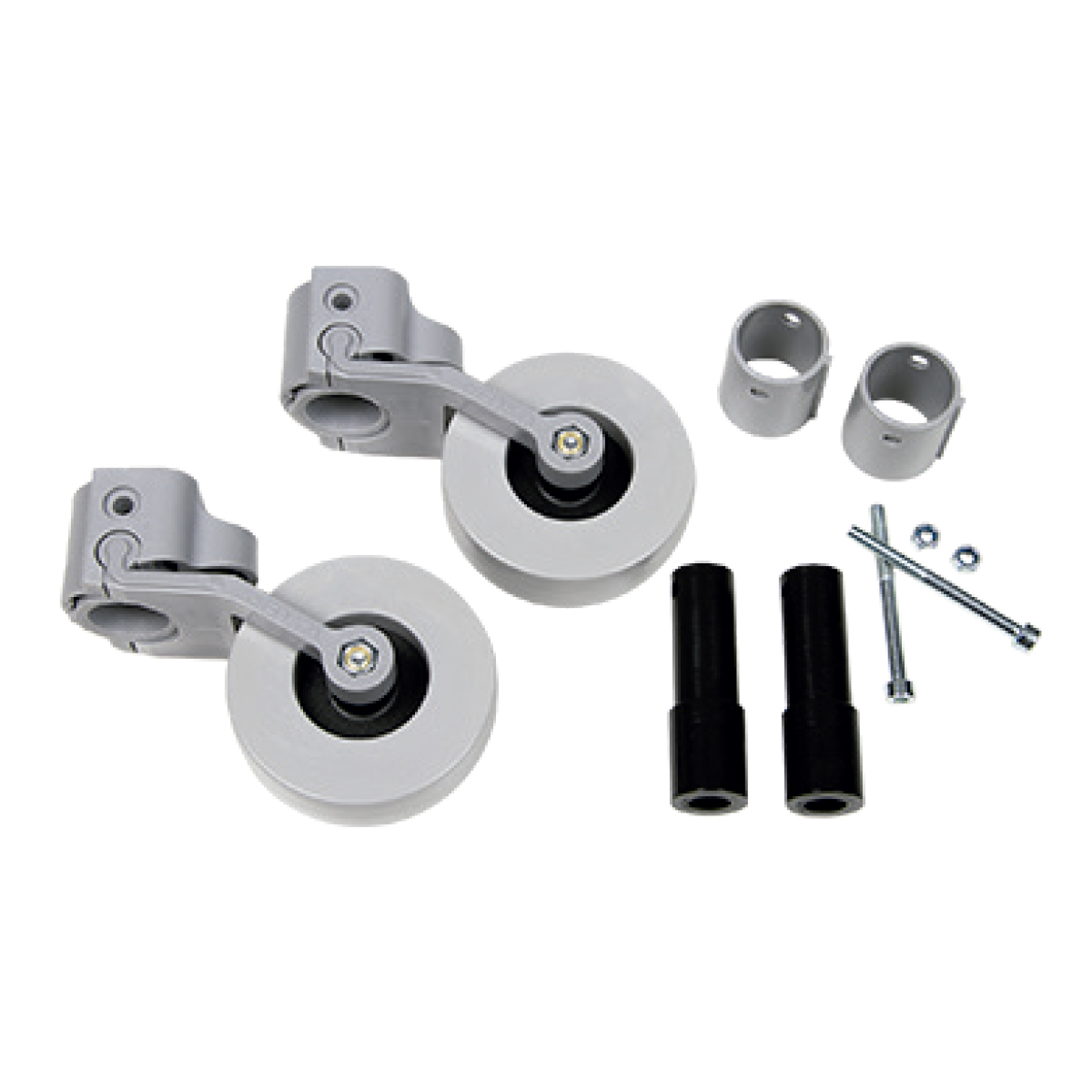 Kit de ruedas con freno por presión para andador CAR FORTA